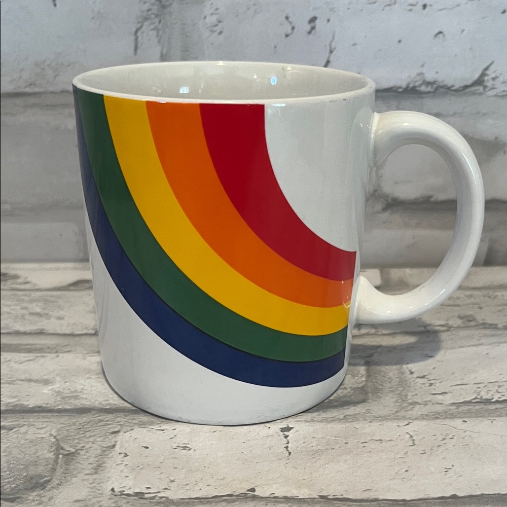 Vintage rainbow Colorful Arc Ceramic coffee Mug 11oz